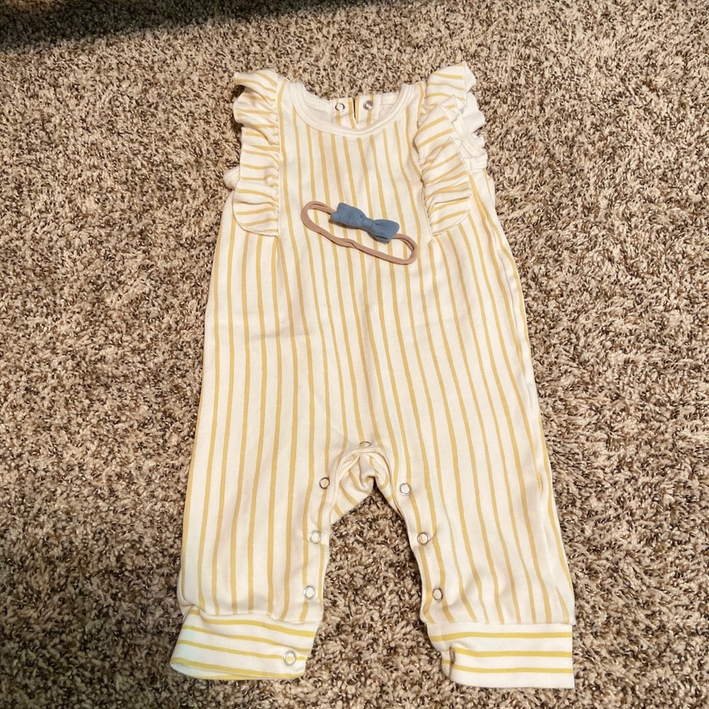 6-12 month baby girl boutique romper